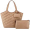 Nine West Damen Regan 3-in-1-Tragetasche Tragetaschen und Rucksäcke, Dunkles Khaki