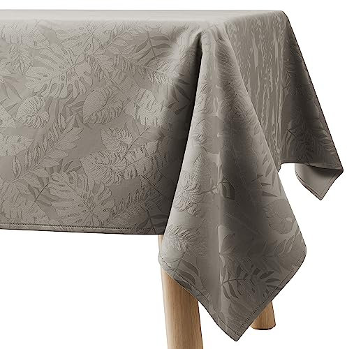 Filumi Tischdecke 140x240 cm Beige Abwaschbar Für Indoor Outdoor Monsteramuster Eris