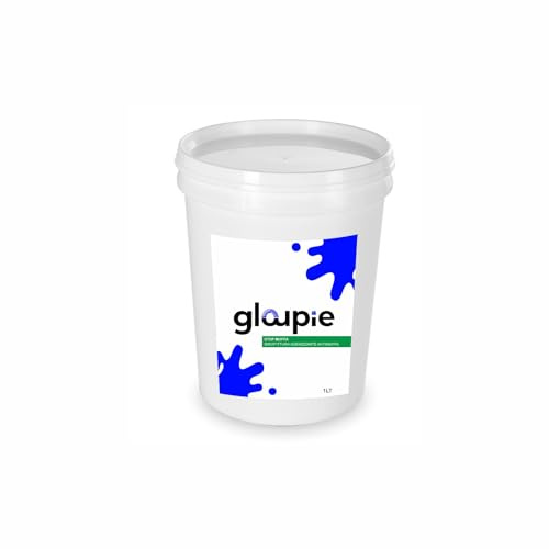 GLOUPIE STOP MUFFA Pittura All'Acqua Antimuffa Traspirante Per Pareti Ambienti Interni, 1 Litro, Bianco, Made In Italy