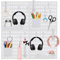 WOPPLXY Pegboard Combination Kit, Wall Organiser 4 Tiles 30 x 30CM Peg Board with 22 Pegboard Accessories, White Modular Hanging Peg Boards for Walls, Desk Display Storage