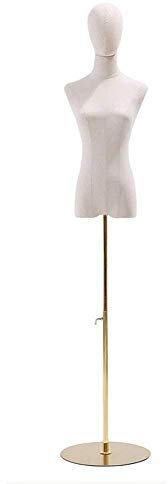 LHGDMJO Hochzeitskleid, Schneiderpuppe, Torso, Körperkleid, Form mit rundem Sockel, Kleidung, Schmuck, Schaufenster (M)