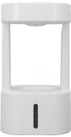 Anti-Schwerkraft-Wassertropfen-Luftbefeuchter, Aromatherapie-Diffusor für ätherische Öle, LED-Nachtlicht, Fernbedienung, 580 Ml Fassungsvermögen, ABS-Material, Schlafzimmer