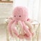 Bankeep Peluche créative en Peluche - Poupée en Forme de Pieuvre - Doudou pour Dormir - Poupée pour Enfants et bébés garçons et Filles (40 cm, Rose)