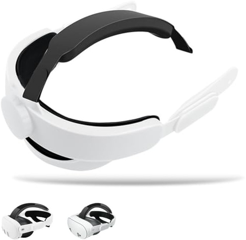 Lokyoyo Head Strap for Meta.Quest 3S/3/2 - Elite Strap Replacement with Adjustable Balance & Comfort, Reduces Head Pressure - VR Accessories for Meta.Quest 3/3S (Mini Head strap K3)