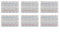 Pack Of 6 Solderless Breadboard Kit For Circuit Prototyping And DIY Projects 400 Points With Four Power Rails