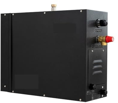 YQVEOT Kit generador de Ducha de Vapor, Generador de Ducha de de Sauna de Drenaje automático de 18KW, generador de de Equipo de Sauna mecánico para Uso Comercial doméstico(380v)