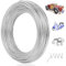 Tenbrachian 18 Gauge 1mm Aluminum Craft Wire, 196 Feet/60 Meters, Silver