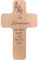 Geschenkissimo Kommunionsgeschenk - Kreuz aus Holz mit Segensspruch Der Herr segne und behüte Dich. Kommunion Holzkreuz, Kruzifix mit Spruch als religiöse Geschenkidee zur Erstkommunion