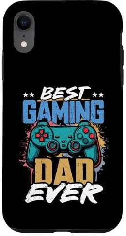 Best Gaming Dad Gamer Papa Geschenkidee Zocker Nerd Vatertag Hülle für iPhone XR
