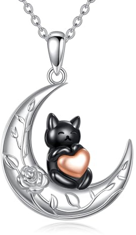 YFN 925 Sterling Silver Animal Necklace for Women Hypoallergenic Elephant/Cat/Dog/Dragonfly/Hummingbird/Sloth Pendant with 18+2 Chain Jewelry Gift for Mother Wife Girlfriend