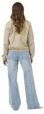 KAFFE Damen Jacke Kalea Damen Jacke Bomberjacke Leichte Sommerjacke Kurz Pilotenjacke Reißverschluss Dünne Übergangsjacke Damenjacke Frühlingsjacke Lange Ärmel