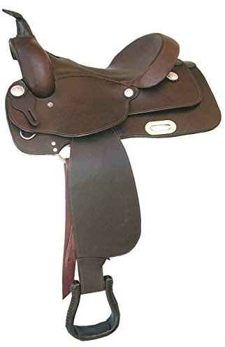 Amesbichler Reitsport Westernsattel Colorado Größe 16 Dunkelbraun geölt
