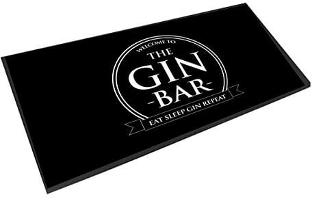 Artylicious die Gin Bar, die Kreis Eat Sleep Gin Repeat, Bar Runner matte