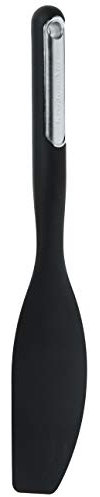 KitchenAid KL032OHOBA - Spatola per mixer, in silicone, colore: Nero onice