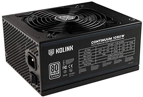 Kolink Continuum 1050W unité d'alimentation d'énergie 20+4 pin ATX ATX Noir