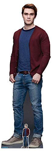 Star Cutouts SC1385 KJ Apa Archie Andrews Riverdale Lifesize Cardboard Cutout 184cm with Mini – TV Fan Display, Party Decoration & Collector Gift