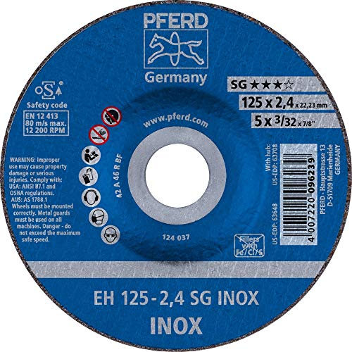25 x PFERD Trennscheibe EH 125-2,4 SG INOX | Art.: 61341223