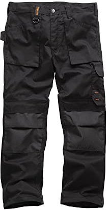 Scruffs Men's Worker Workwear Trousers, Black (Black 001), 38W UK