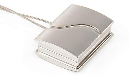 Gcurtain Cortina Tiebacks Juego de 2 Convenientes - Tiebacks de Cortina Magnéticos Cuadrados/Níquel Cepillado