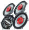 Xtremevision 4X Soundxtreme ST-680 5x7 Inch / 6x8 Inch 3-Way 700 Watts Coaxial Car Speakers 4-Ohm Polypropylene Mid-Woofer Cone Material Polyester Foam Speaker Surround