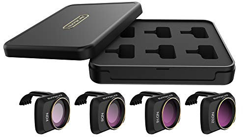 Motutech Kameraobjektivfilter für Mavic Mini / Mavic Mini 2 Drohne mit hoher Durchlässigkeit, eingebauter Modellierrahmen (ND4+ND8+ND16+ND32)