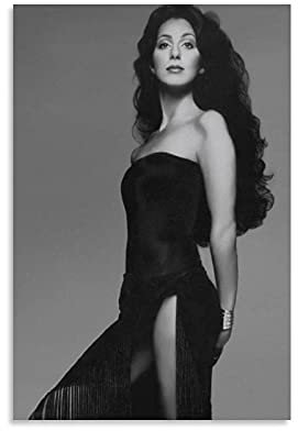 RUIFEN Cher Poster Leinwand Gemälde Wandposter Kunstdruck Poster Zimmer Hängende Bild Moderne Wohnkultur 20 × 30 cm