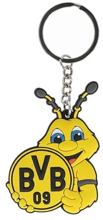 Borussia Dortmund Schlüsselanhänger - Emma - Anhänger Keychains BVB 09, mehrfarbig