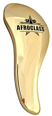 Brosse Démêlante Dorée Class Detangler Gold – AFROCLASS | Brushing, Coiffure Professionnelle | Cheveux Crépus, Bouclés, Frisés, Naturels | Hair Brush Anti-Casse