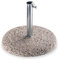 URBNLIVING Base de sombrilla de patio de 25 kg, resistente para jardín, piedra redonda de cemento