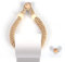 SLFYEE Toilettenpapierhalter Ohne Bohren Klopapierhalter Selbstklebend Papier Halterung Vintage Jute Seil Klopapierhalter für WC Badezimmer Bad