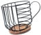 F Fityle Porta cialde di caffè, Organizer per cestello Porta Capsule di caffè, Tazza portaoggetti di Grande capacità per Cucina, Nero Senza Lettere