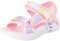 Skechers Girls, Zapatillas Niñas, Tela Rosa Claro Multi Trim, 33.5 EU