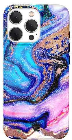 VELVET CAVIAR for iPhone 15 Pro Max Case - Compatible with MagSafe - 10ft Drop Tested - Galaxy Glitter