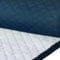 Steppstoff Raute ab 1m x 158cm PU-beschichtet 23 Farben Meterware Steppfutter Oxford 600D Futterstoff, Farbe:marineblau