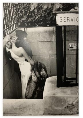 THEGIS Helmut Newton Art 18 Leinwand-Poster, Wandkunst, Dekordruck, Bild, Gemälde für Wohnzimmer, Schlafzimmer, Dekoration, ungerahmt, 30 x 45 cm