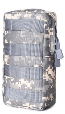 Gexgune Militär 600D MOLLE Tasche Tasche DEC Utility Weste Gadget Tasche Taktische Jagd Wandern Taille Pack Outdoor-Ausrüstung (3 Farben optional) (ACU)