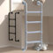 Wandleiter Metall Hochbett Leiter Anlegeleiter Multifunktionsleiter für Kinderbett Hochbett Halbhochbett, Deko Leiter für Buchhandlung Studentenwohnheim Ladder for Home