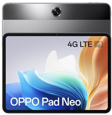 OPPO Pad Neo - Tablet Android, 8GB +128GB, Pantalla 11,4” 90Hz, 4 Altavoces Dolby Atmos, Batería de 8000 mAh, Procesador Helio G99 - Plata
