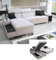 All4All Ecksofa Fosti - Schalffunktion - Bettkasten - Polstersofa - Komfort - L-Form - Couch - Eckcouch - Schlafsofa - 293x185x100cm - 26 - Whisper 16, Links