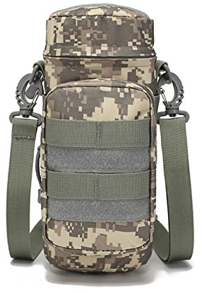Woedpez Sac pour bouteille d'eau de sport en plein air - Porte-bouteille d'eau militaire chasse bouilloire tactique