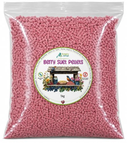 Wild Bird Food (1kg, Berry Suet Pellets)