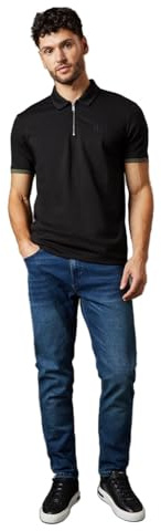 Burton Blue Wash Stretch Slim Fit Jeans, 36R, Bright Blue