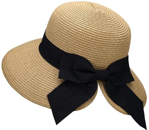 BABAHU Sun Hats for Women UPF 50+ Women's Lightweight Foldable/Packable Beach Sun Hat