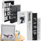 YUJUVI Deko Bücher für Heimdekor 3er Set Deko Buch Aufbewahrungs Box Nesting Buchbox Stapeln Buchattrappe Box Fake Books Dekorative für Home Couchtisch Dekobücher für Büro
