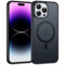 Knrlqim Magnetica Cover per Apple iPhone 14 Pro Max 6.7[Compatibile con MagSafe] Custodia Traslucida Matte Hard PC,Ultra Sottile TPU Antiurto Anti-Graffio Protettiva Case per iPhone 14 Pro Max,Nero