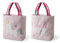 Rungassi Kinder Shopper Tasche Einkaufstasche (Einhorn - rosa - 397331)