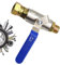 Tire Brake Shut-Off Valve, Heavy Duty Brass Thread Pipe Fitting, Integrated Automotive Replacement Part For Improved Vehicle Braking Performance And Safety