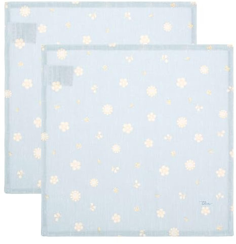 THUN Set 2 tovaglioli, 100% cotone, Collezione Elegance, 40 x 40 cm