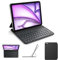 ‌Étui Clavier pour iPad Air 11 Pouces M3 2025/M2 2024, Air 4e et 5e génération & iPad Pro 11 Pouces 1re, 2e, 3e, 4e génération (2018-2022),Smart Folio,Ultra-Mince,Connexion magnétique,AZERTY, Noir