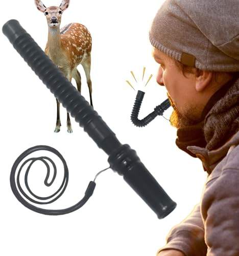 Hirschlocker Für Die Jagd | Grunt Lockruf Mit Trageband Für Ansitzjagd | Praktisches Jägerzubehör Für Feld, Wald, Gebirge Und Brunftzeit, Effektives Lockmittel Für Hirsche Bei Jagd Und Outdoor Einsatz